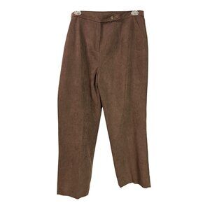 Vintage Lucien Daunois  Wide Leg Pants Size 48 (US 14) Brown Canada